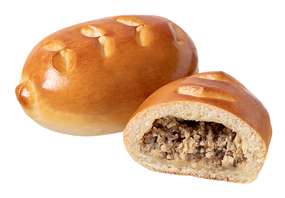 Пирожок с грибами и луком, 45г