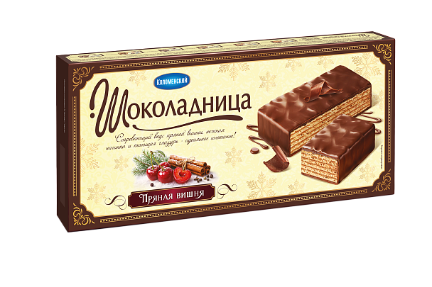 Торт вафельный «Шоколадница» Пряная вишня, 240 г