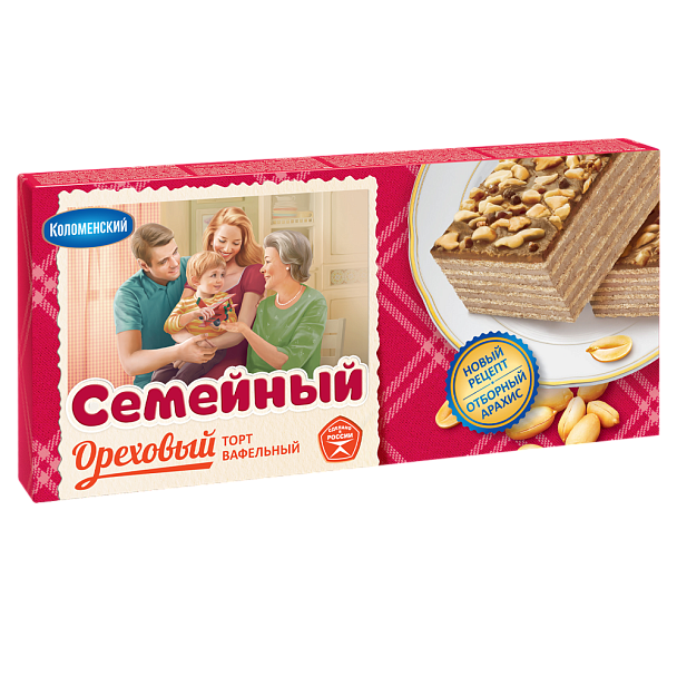 Торт вафельный  «Ореховый», 230 г